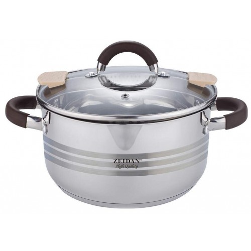 Кастрюля Zeidan Z-50288 2,1 л (серебристый) 