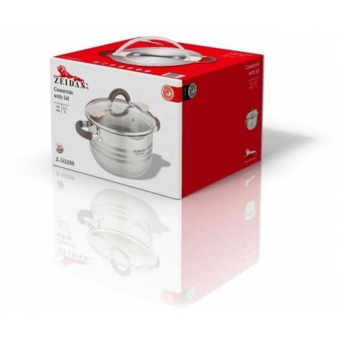 Кастрюля Zeidan Z-50288 2,1 л (серебристый) 5
