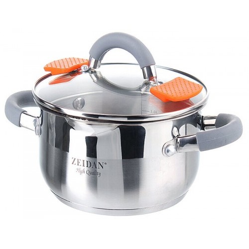 Кастрюля Zeidan Z-50290 3,8 л (серебристый) 2