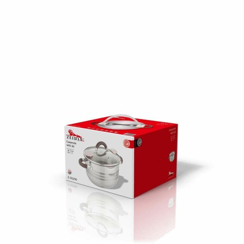 Кастрюля Zeidan Z-50290 3,8 л (серебристый) 8