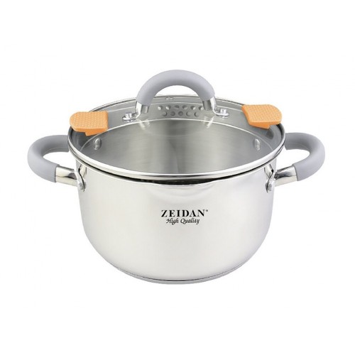 Кастрюля Zeidan Z-50291 5 л (серебристый) 8