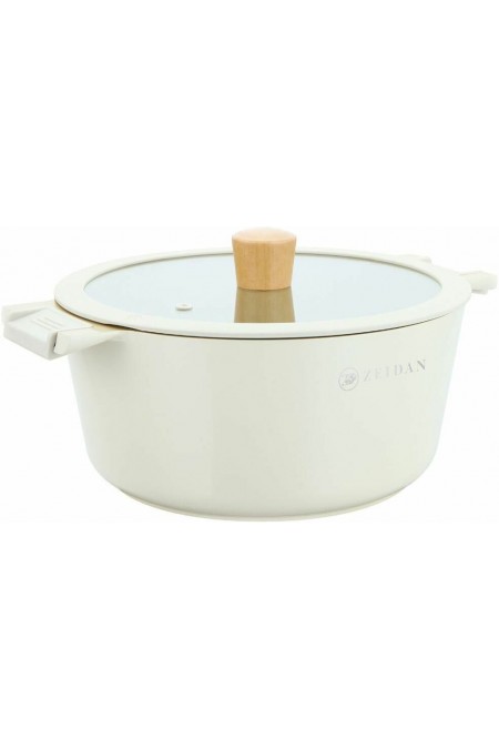 Кастрюля Zeidan Z-90247 7.7 л (белый) 