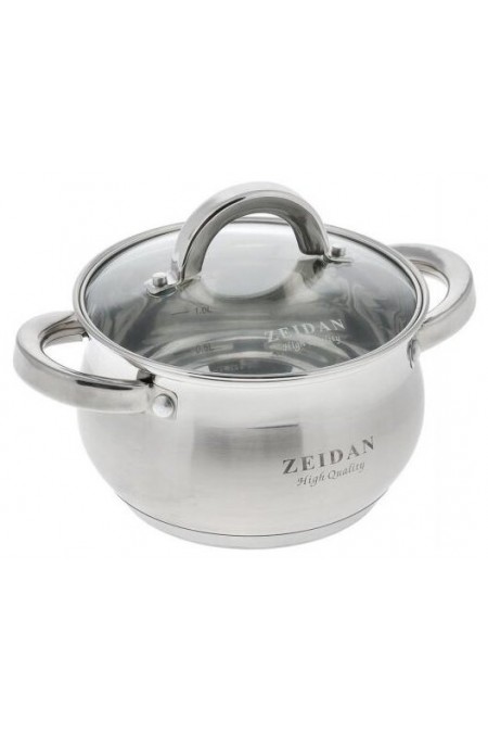 Кастрюля Zeidan Z50237 2,1 л (серебристый) 