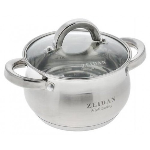 Кастрюля Zeidan Z50237 2,1 л (серебристый) 