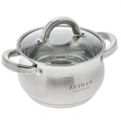 Кастрюля Zeidan Z50237 2,1 л (серебристый) 1