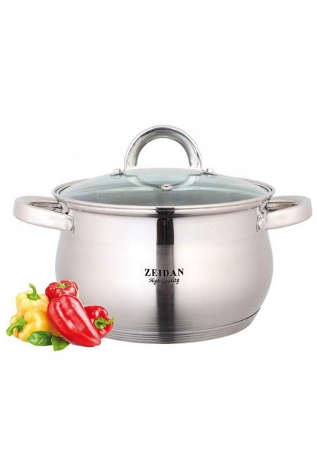 Кастрюля Zeidan Z50238 3 л (серебристый) 