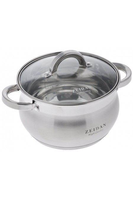 Кастрюля Zeidan Z50238 3 л (серебристый) 1