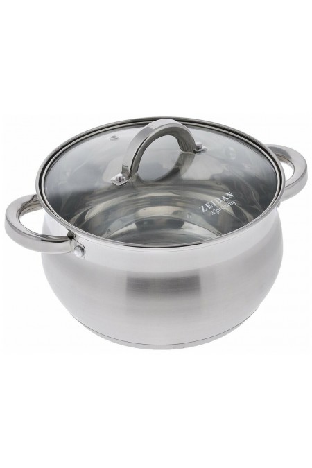 Кастрюля Zeidan Z50239 4 л (серебристый) 
