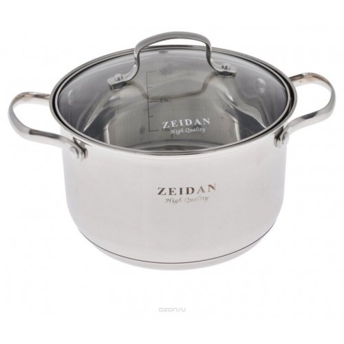 Кастрюля Zeidan Z50239 4 л (серебристый) 5