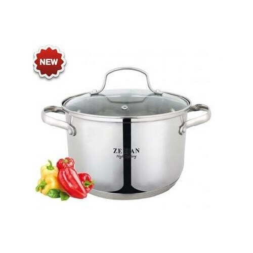 Кастрюля Zeidan Z50239 4 л (серебристый) 6