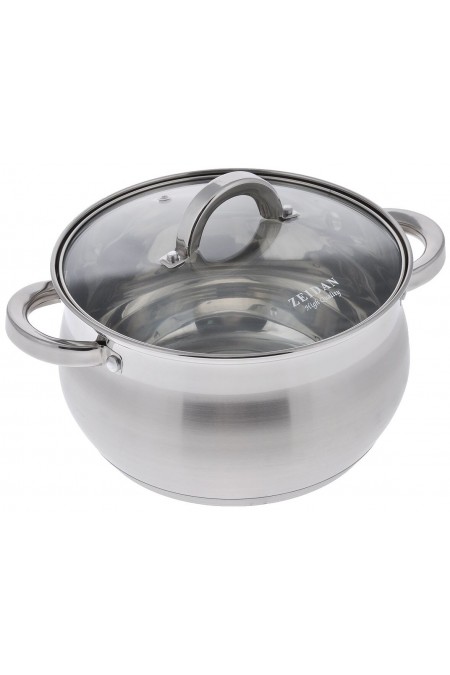 Кастрюля Zeidan Z50240 5,1 л (серебристый) 