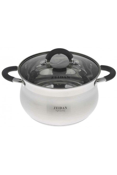 Кастрюля Zeidan Z50253 5,1 л (серебристый) 