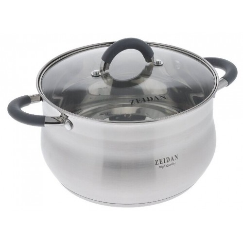 Кастрюля Zeidan Z50254 6,6 л (серебристый) 