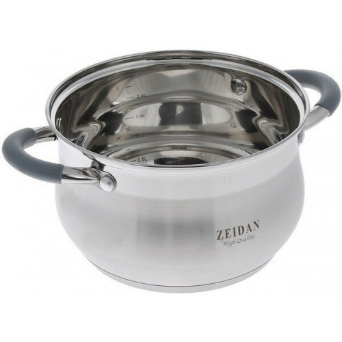 Кастрюля Zeidan Z50254 6,6 л (серебристый) 8