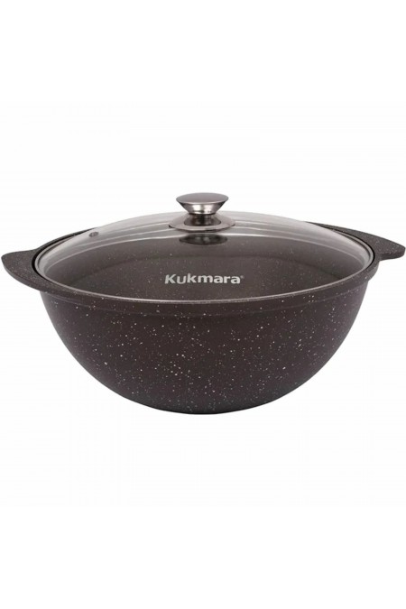 Казан Kukmara кмк37а 3.5 л (кофейный мрамор) 