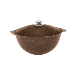 Казан Kukmara кмк65а 6 л (кофейный мрамор)