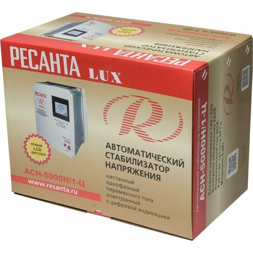 Стабилизатор напряжения Ресанта АСН-5000 Н/1-Ц Lux 12