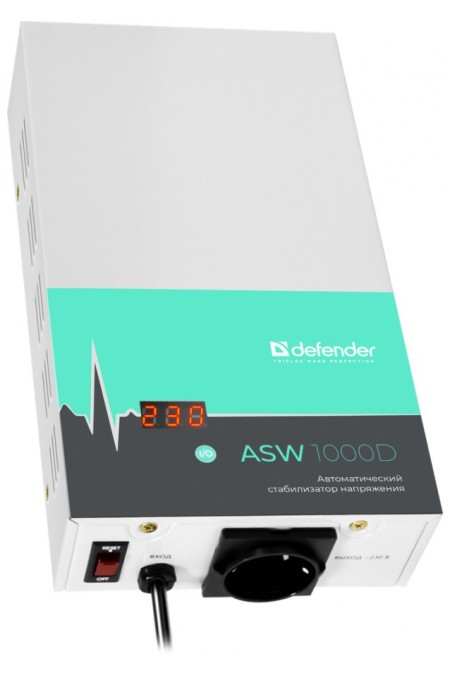 Стабилизатор напряжения Defender ASW 1000D 2