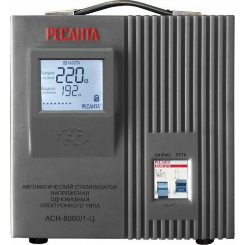Стабилизатор Ресанта АСН-10000/1-Ц (63/6/8) 8