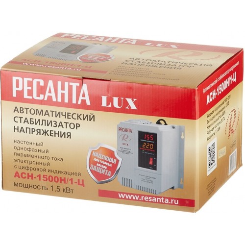 Стабилизатор Ресанта АСН 1500 Н/1-Ц Lux (63/6/20) 8