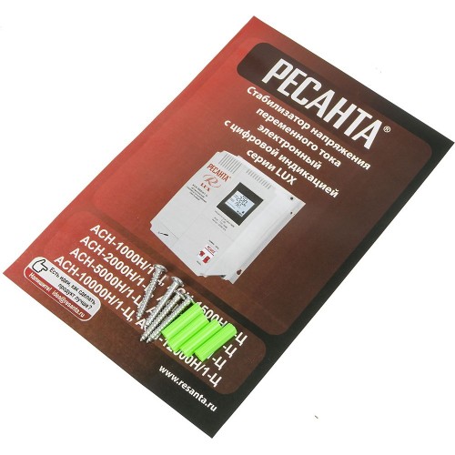 Стабилизатор Ресанта АСН 1500 Н/1-Ц Lux (63/6/20) 9