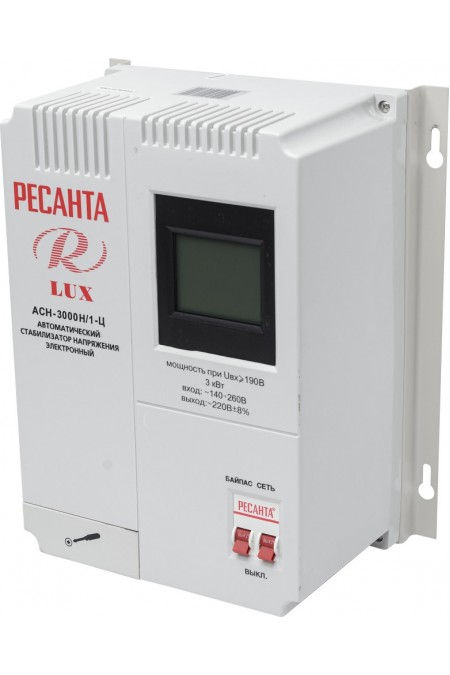 Стабилизатор Ресанта АСН-3 000Н/1-Ц (63/6/21) 