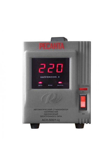 Стабилизатор Ресанта АСН-500/1-Ц (63/6/1) 