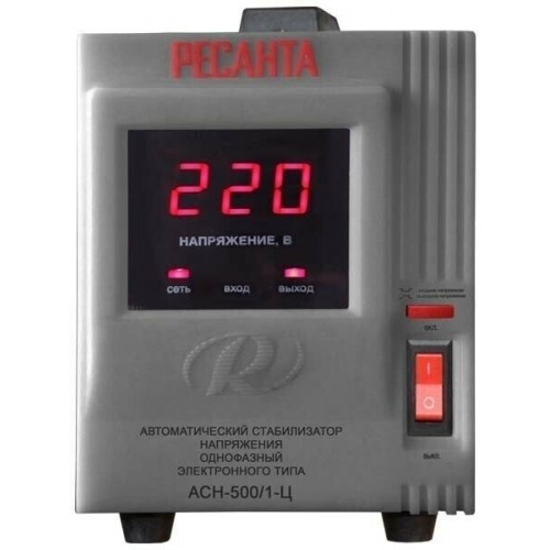 Стабилизатор Ресанта АСН-500/1-Ц (63/6/1) 1