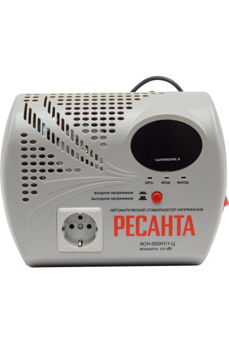 Стабилизатор Ресанта АСН-500 Н/1-Ц (63/6/9) 