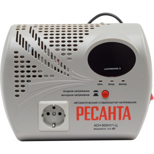 Стабилизатор Ресанта АСН-500 Н/1-Ц (63/6/9) 