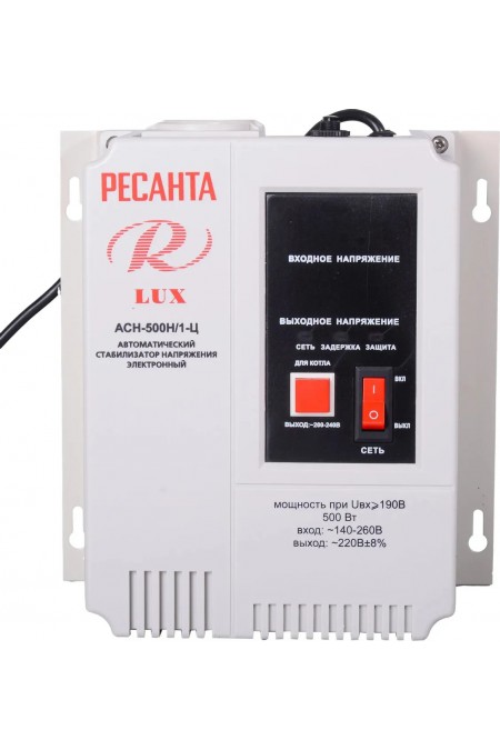 Стабилизатор Ресанта АСН-500Н/1-Ц LUX (63/6/39) 1