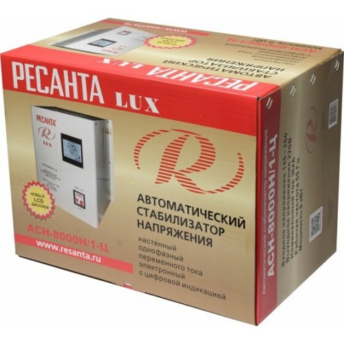 Стабилизатор Ресанта АСН-8 000 Н/1-Ц LUX (63/6/17) 5