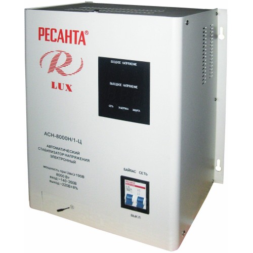 Стабилизатор Ресанта АСН-8 000 Н/1-Ц LUX (63/6/17) 8