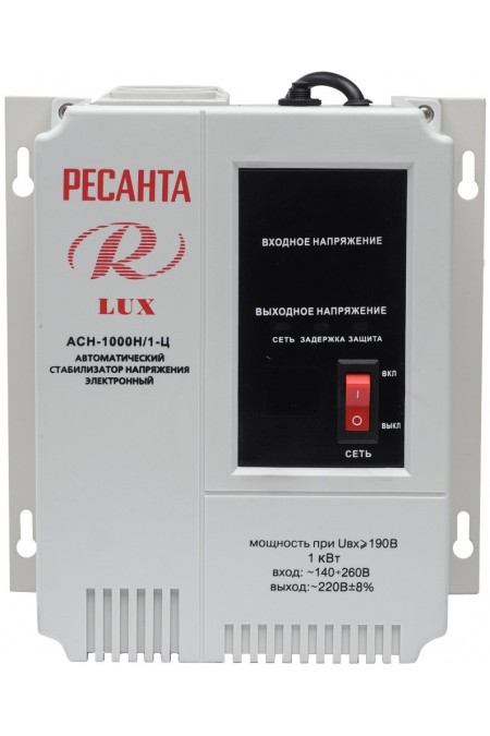 Стабилизатор Ресанта Lux АСН-1 000 Н/1-Ц ( 63/6/14) 1
