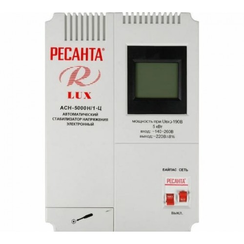 Стабилизатор РЕСАНТА LUX АСН-5000Н/1-Ц (63/6/16) 1