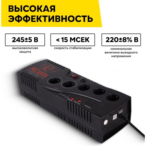 Стабилизатор Ресанта С1500 (63/6/33) 2