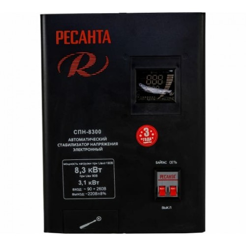 Стабилизатор Ресанта СПН-8300 (63/6/27) 3