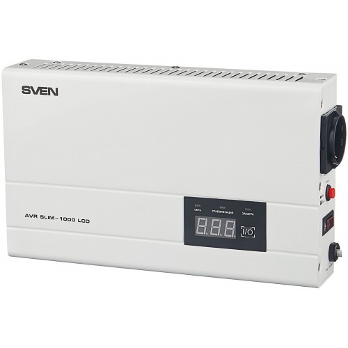Стабилизатор SVEN AVR SLIM-1000 LCD 6