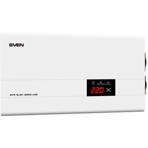 Стабилизатор SVEN AVR SLIM-2000 LCD (SV-013950) 1