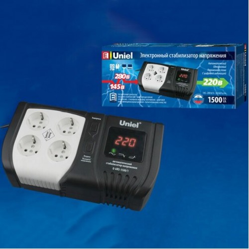 Стабилизатор UNIEL U-ARS-1500/1 (09623) 7
