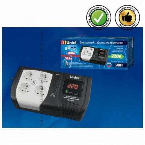 Стабилизатор UNIEL U-ARS-500/1 (09621) 5