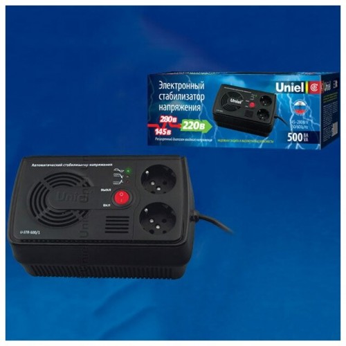 Стабилизатор UNIEL U-STR-500/1 (09619) 2