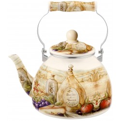 Чайник эмалированный Kelli KL-4449 3 л (прованс)