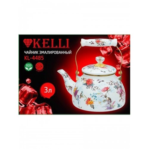 Чайник эмалированный Kelli KL-4485 3 л (рисунок) 1