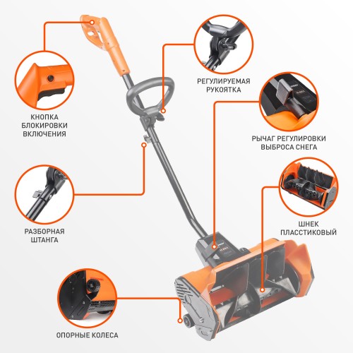 Снегоуборщик Patriot PS 1600 E (426302217) 9