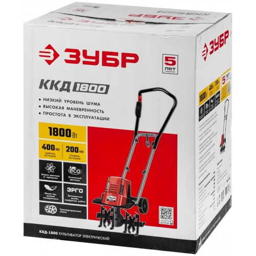 Культиватор ЗУБР ККД-1800 1