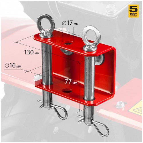 Мотоблок ЗУБР МАСТЕР МТБ-400 4