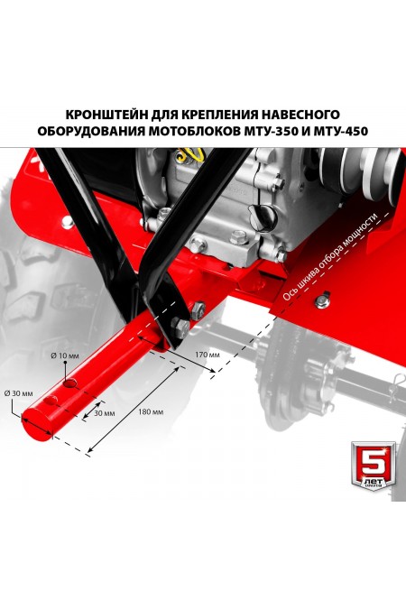 Мотоблок ЗУБР МТУ-450 6