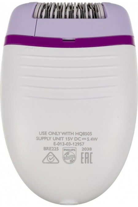 Эпилятор Philips BRE225/00 Satinelle Essential (белый/фиолетовый) 6
