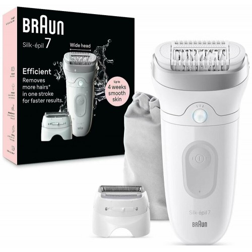 Эпилятор Braun S7 SE 7-041 (белый/серебристый) 2